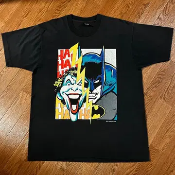 80s DC COMICS 배트맨 조커 티셔츠 XL 실측치수 L