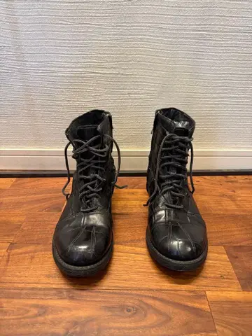 isaac sellam x premiata boots 악어 부츠