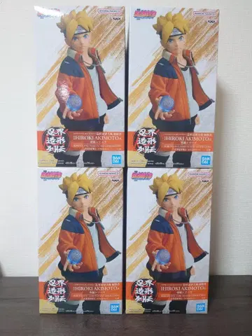 우즈마키 볼트 피규어 4개 세트 인계 조형 열전