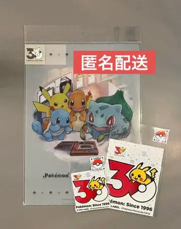 포켓몬 30주년 스티커 클리어 파일