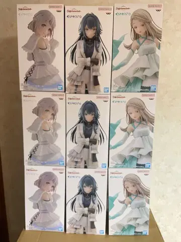 학원 아이돌 마스터 피규어 9체 세트