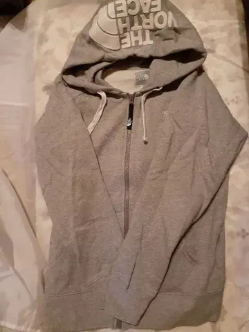 THE NORTH FACE 그레이 후드 부착 후드티