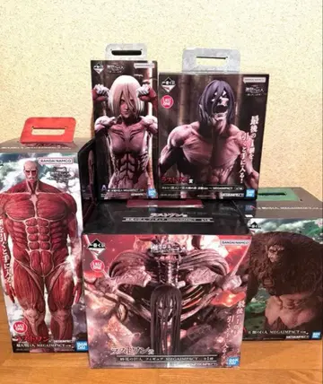 진격의 거인 제일복권 피규어 5체 세트 아홉 거인