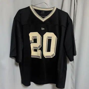 NEW ERA 블랙 라벨 풋볼 셔츠