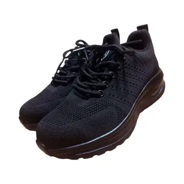 안전화 블랙 메쉬 스니커즈