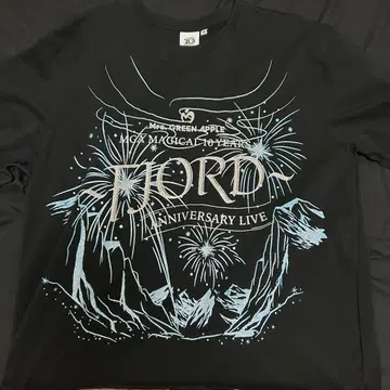 미세스 FJORD 글리터 로고 T셔츠 XL 사이즈