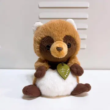 potte 너구리 봉제 인형 선애로우