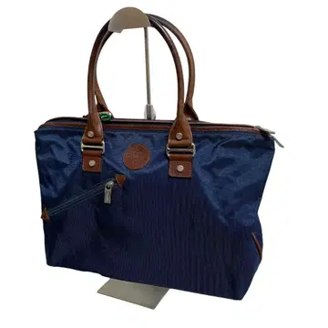 Orobianco 토트백 네이비 나일론 가죽