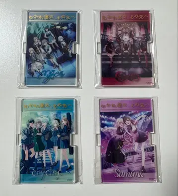 MyGO!!!!! Ave Mujica 기념 금박 사진 패널 4장