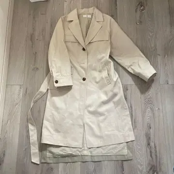 SLY 크림색 롱 코트