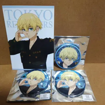 도쿄 리벤저스 THE 캐릭터 홀로그램 캔뱃지 마츠노 치후유 브로마이드 덤