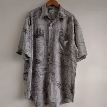 Hanae Mori 도안 반팔 셔츠 L