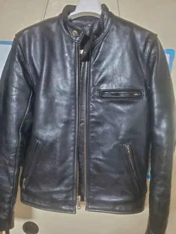VANSON 가죽 자켓 사이즈 36 소가죽