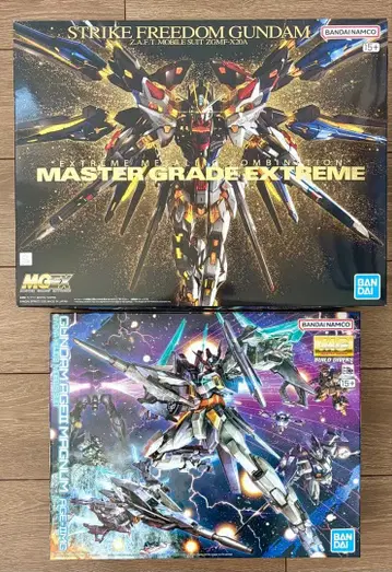 MG 건담 AGEII 매그넘 MGEX 스트라이크 프리덤 건담 세트