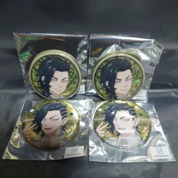 도쿄 리벤저스 THE 캐릭터 홀로그램 캔뱃지 코코노이 하지메 세트