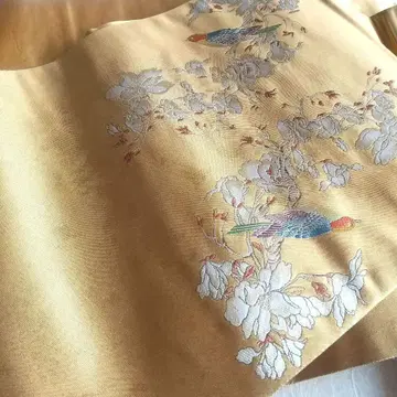 우에무라 쇼코 화조의 세계 꽃무늬 금실 오비