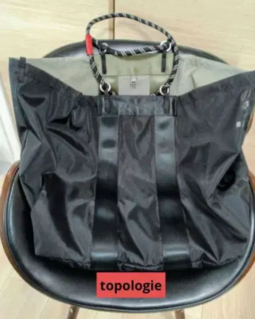 Topologie 토폴로지 토트백 라지 대용량 가방 블랙