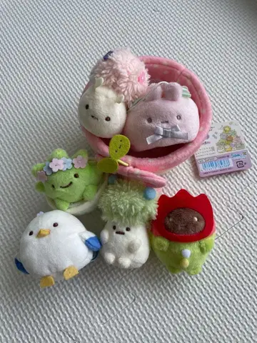 스미코구라시 장면 봉제 인형 & 갈매기 테노리 세트