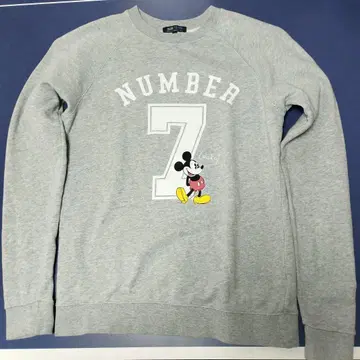빔스 하트 미키 넘버 7 맨투맨 M