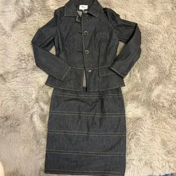 49AV. junko Shimada 다크 데님 자켓 스커트 새상품급