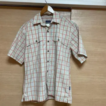 patagonia 반팔 체크 셔츠 ovy