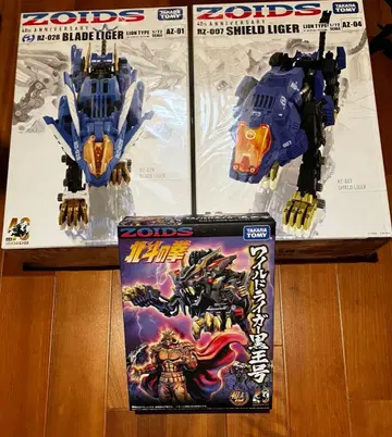 조이드 ZOIDS 40주년 AZ 시리즈 + 콜라보 3종 세트