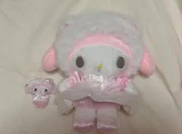 화이트 고양이 발레리나 마이멜로디 봉제 인형
