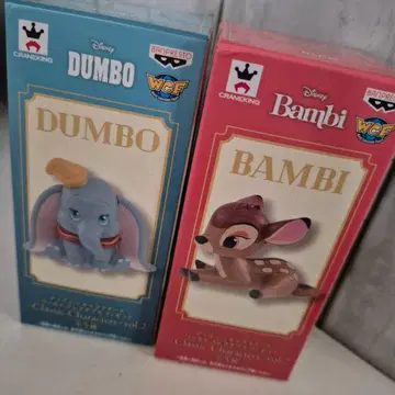 디즈니 클래식 캐릭터 피규어 덤보 밤비