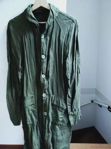 60년대 벨기에제 린넨 코트 자켓 빈티지 GAP