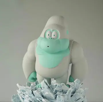 몽키 클럽 JOE MOUNTAIN Green Yeti 소프트 비닐