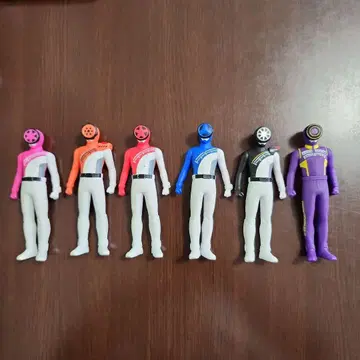 최종 가격 인하! 분붐저 소프트 비닐 6체 세트 슈퍼전대 히어로