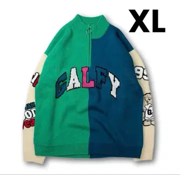 갈피 GALFY 크레이지 완완대학 스웨터 새상품급