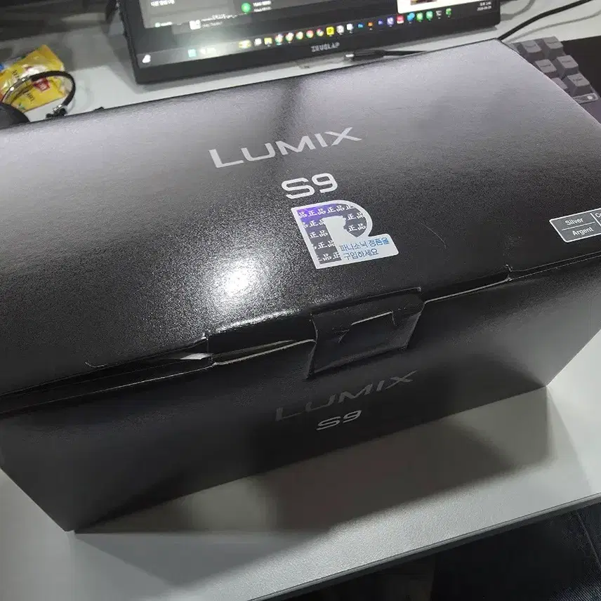 파나소닉 루믹스 S9 실버 색상 카메라와 20-60mm 렌즈 풀박