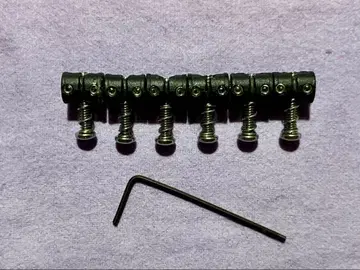 FENDER 재규어/재즈 마스터용 안장 시스템 6개 세트