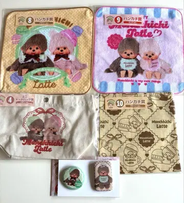 몽치치 손수건, 캔뱃지, 미니 토트백 포함 총 5종 세트