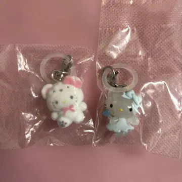 키티 메지루시 액세서리 천사 포근포근 스노우 헬로키티