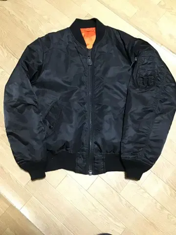 [ AVIREX/아비렉스 ] MA-1/M 블랙 리버서블 남성용