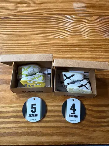 하이큐 미니어처 신발 컬렉션 보쿠토 아카아시 SET