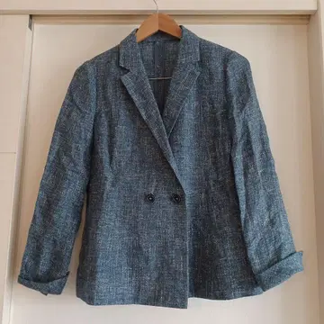레리안 Leilian 이탈리아제 원단 사용 자켓 사이즈 9 블루 계열