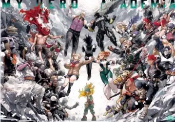 [새상품] 히로아카 원화전 키 비주얼 B2 포스터 히어로VS적