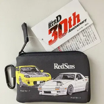 이니셜D RedSuns 타카하시 형제 카라비너 포함 멀티 파우치 케이스
