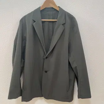 GU 그레이 나일론 자켓 팬츠 셋업