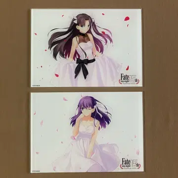 TYPE-MOON전 토오사카 린 / 마토 사쿠라 아크릴 보드 2개 세트