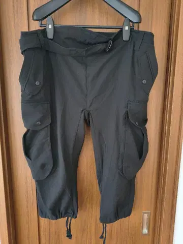 [ NO ID. ] 크롭 랩 카고 팬츠 사이즈 2