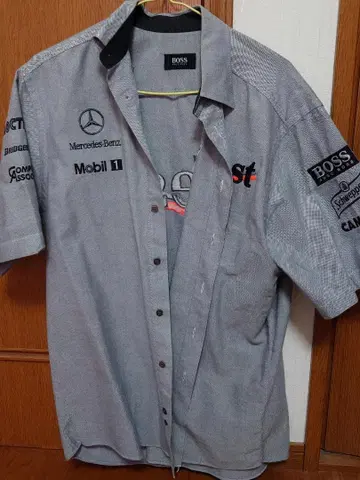 BOSS 맥라렌 메르세데스 팀 지급품 피트 셔츠