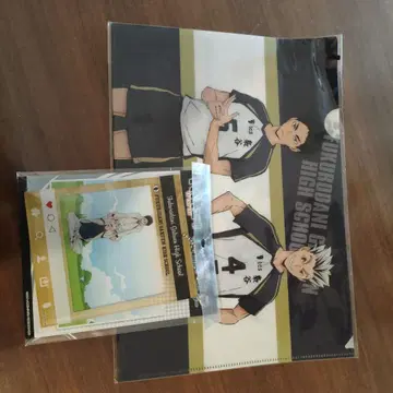 보쿠토 아카아시 아크릴 스탠드와 클리어 파일