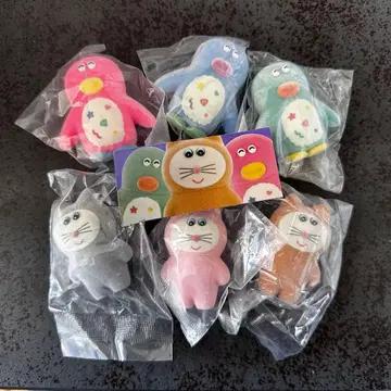 무뉴3 가챠 켄엘레 미니어처 마스코트 플로키 세트 컴프