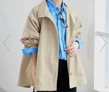 이에나 발수 텐트 라인 코트