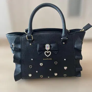 [새상품급] 사만사베가 사이드 레이스업 리본 비쥬 미니 플래터