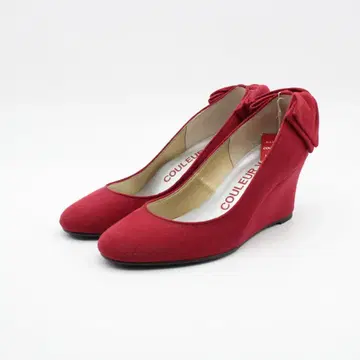 31 새상품 크롤 발리에 웨지 펌프스(22cm)